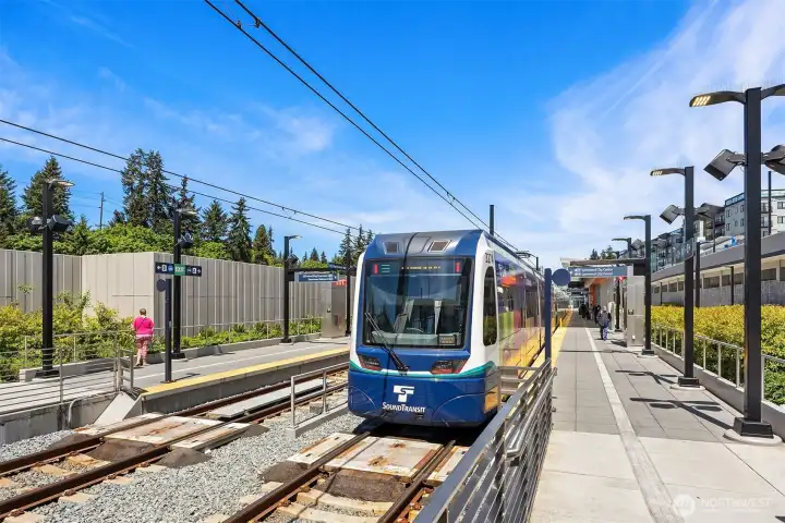 Direct rail access connects the station area with Lynnwood, the University District, Capitol Hill, Downtown Seattle and SeaTac Airport.
