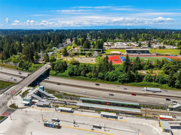 The combination of light rail and Interstate 5 access strengthens the site's long-term appeal.