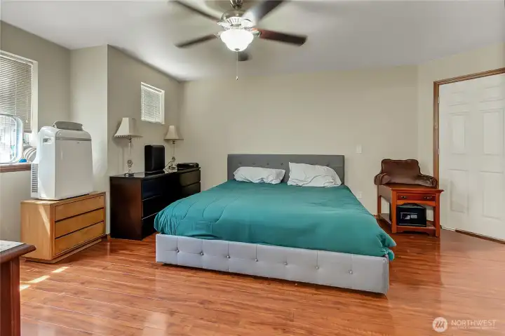 Primary bedroom, very large and just waiting for your things.