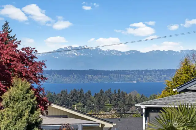 Spectacular Views of Olympic Mountain Range and Puget Sound!