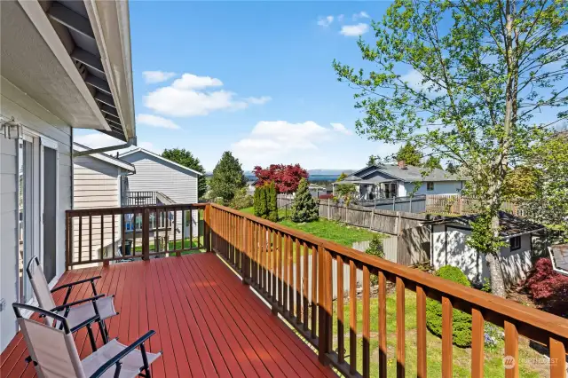 Enjoy Sunsets on Your Sun Deck with Sliding Doors to Kitchen and Primary Bedroom