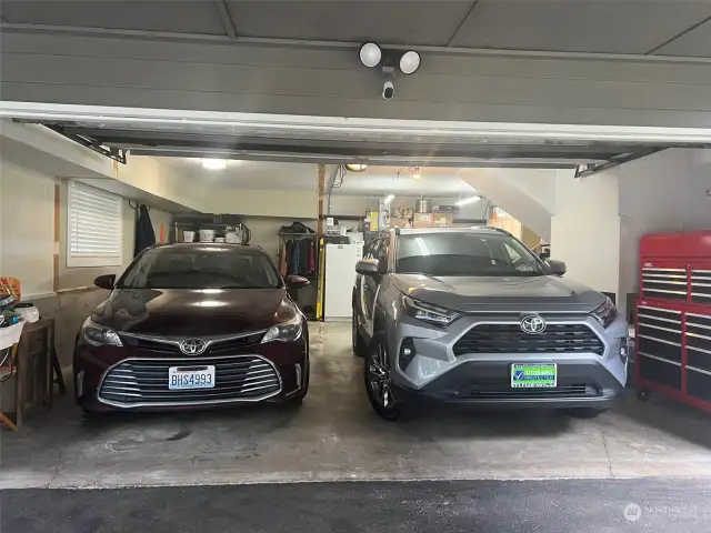 2 car garage plus an attached 2 car carport