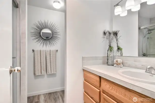 primary bathroom...