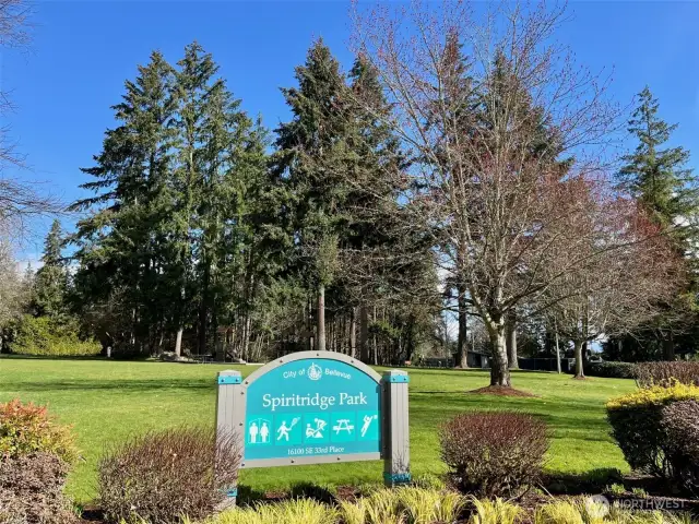 Spiritridge Park is on the way to complex...