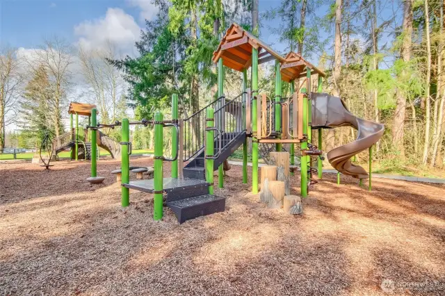children's play area with toys...