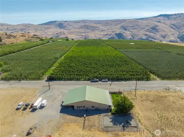 This 3600 sf house sits surrounded by beautiful areas of cherry and apple orchards.