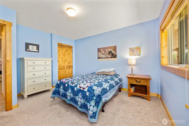 Two of the four bedrooms