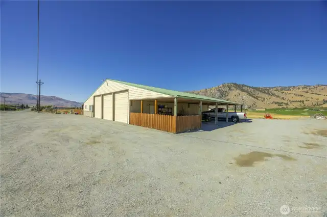 Lots of parking on the property.