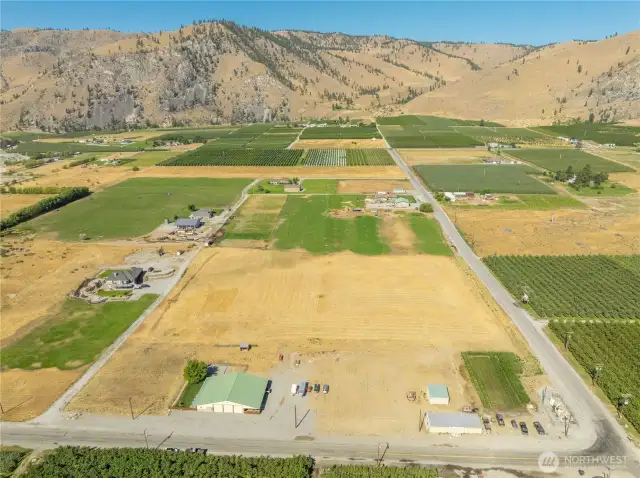 The drone does a great job putting everything in perspective.