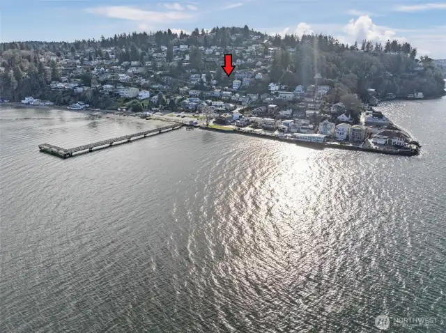 Just a short walk and you are down at the Dash Point Park and Pier!