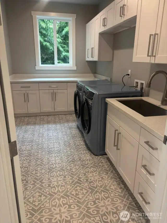 Upper Level Laundry Room.
