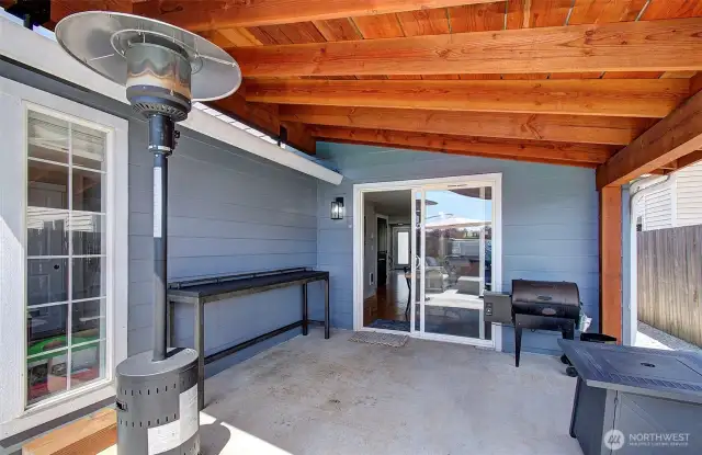 Covered patio