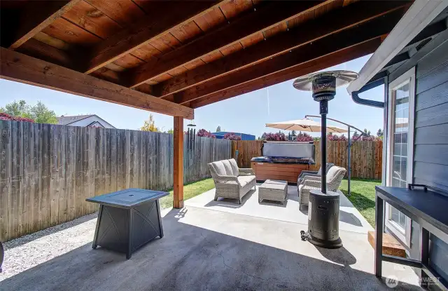 Covered patio/backyard