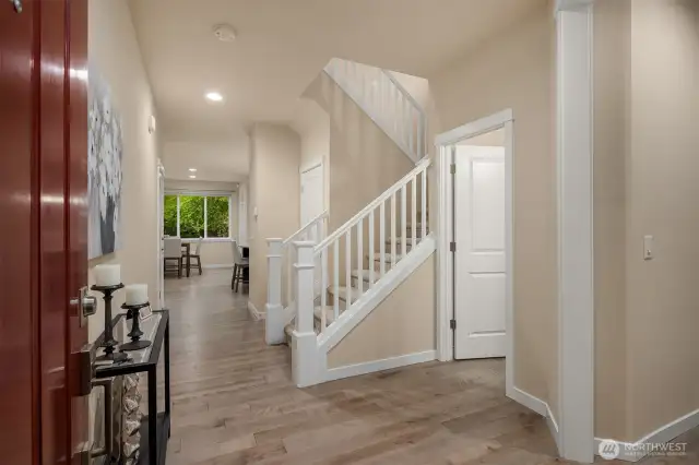 Inviting entry foyer