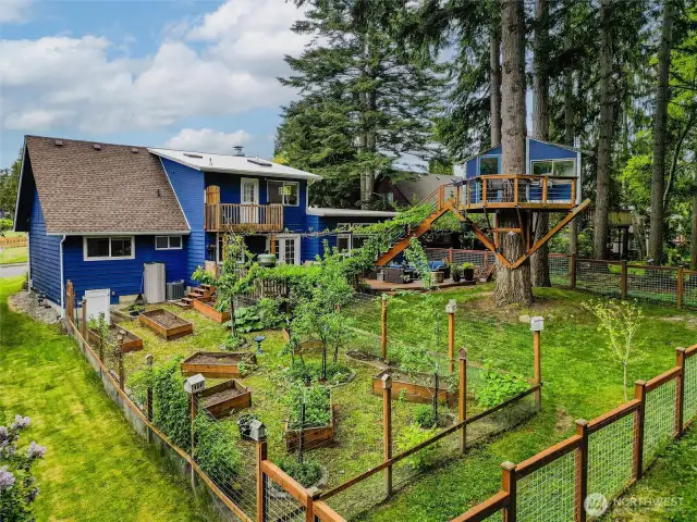 With an epic backyard, this home abuts the Whatcom Falls Park trail system with easy access to Lake Whatcom and Galbraith!