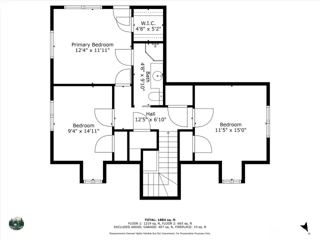 Second floor plan