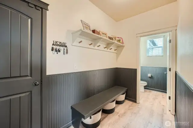 Spacious mid room just off garage