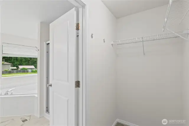 Large walk-in closet