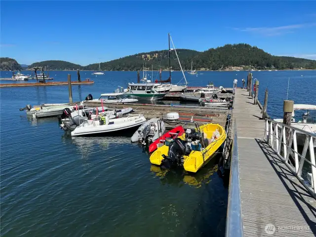One of two deep-water docks