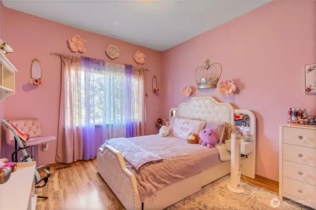 Super cute and large secondary bedroom