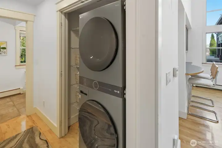 Main floor laundry and bathroom