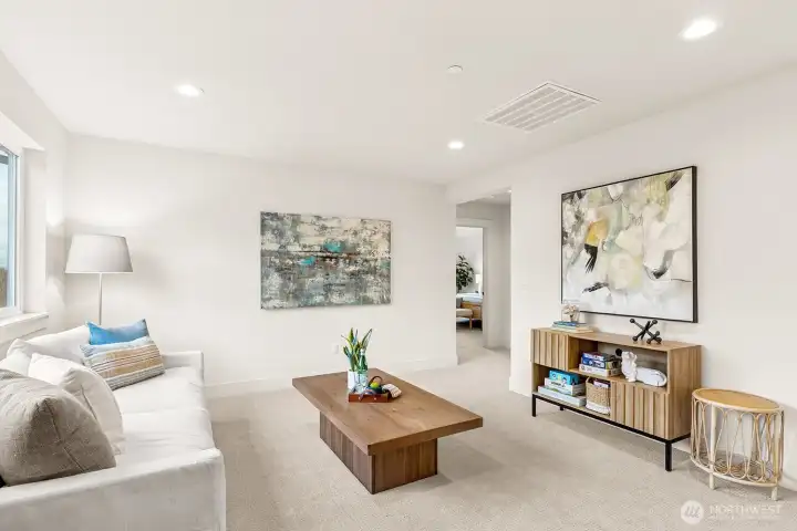 Photo of the second story loft of lot 4 at Moorlands Grove.