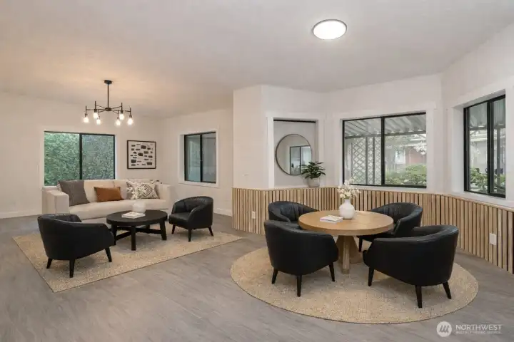 Virtual staging for another living space option.