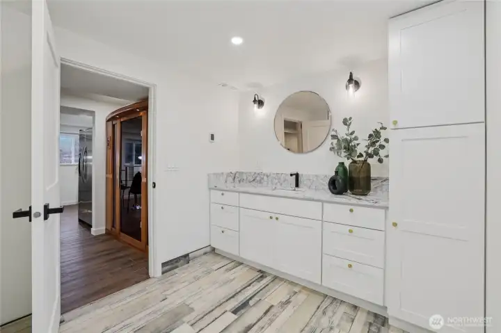 Lower level bathroom