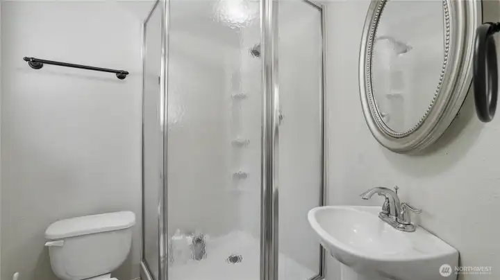 3/4 bathroom.