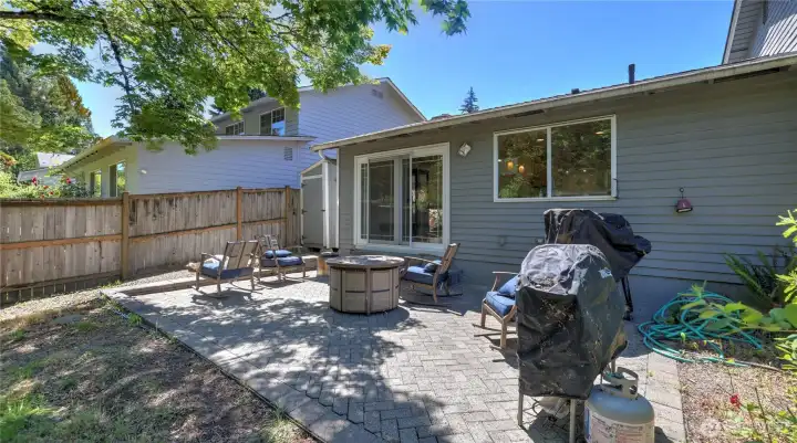 A comfortable setting for entertaining.