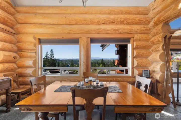 The views never cease to amaze from multiple rooms in this breathtaking home