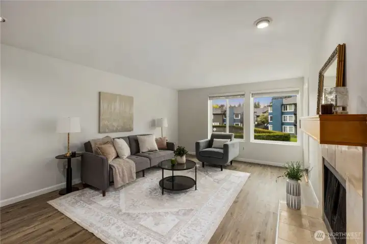 Spacious family room Hardflooring througout main living areas
