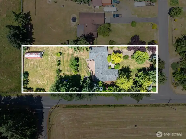 Over 3/4 acre!