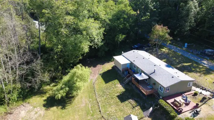 Aerial views of property