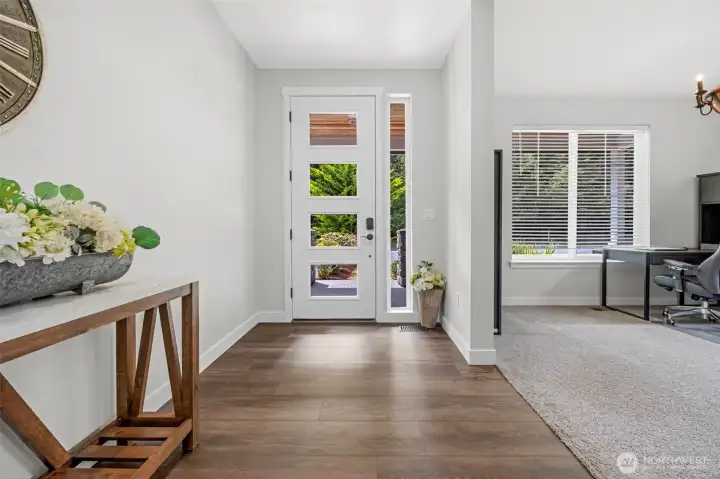 Den off the entry