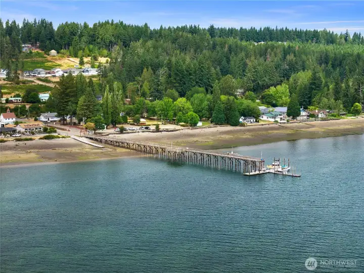 Allyn Pier less than a mile away Allyn Pier less than a mile away