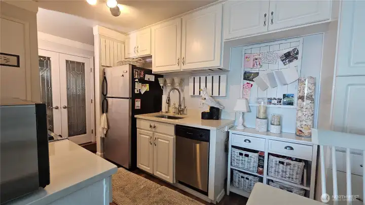Kitchen view fm dining area