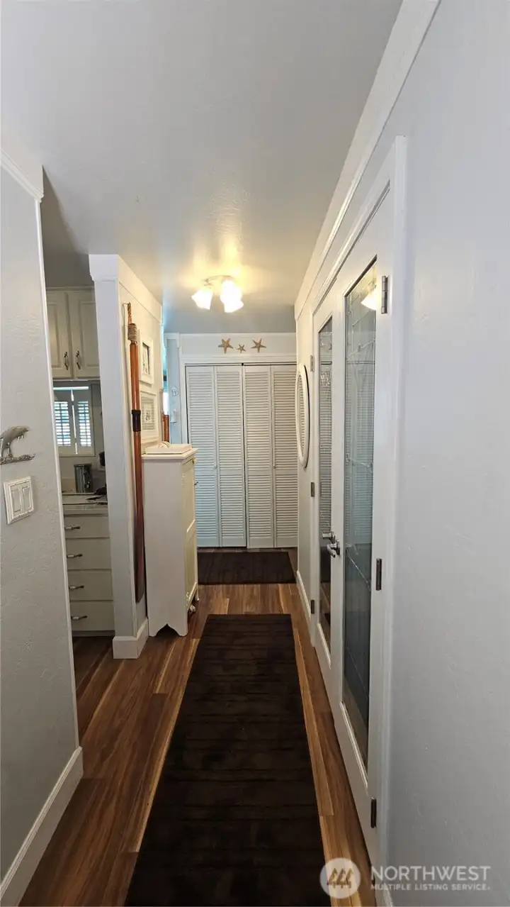 Entry hall look in from the door.