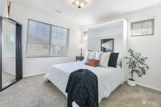 Guest room with Murphy bed that stays with home