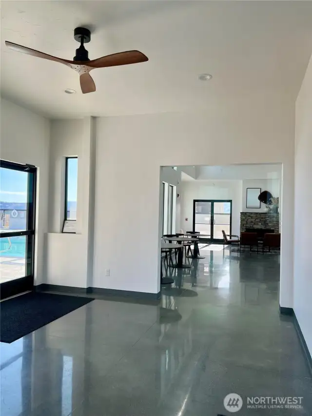 The entrance to the clubhouse interior amenities and access to the pool area!