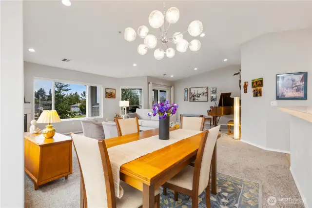 Plenty of room to entertain and enjoy.