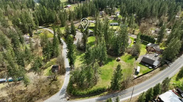 Aerial of home
