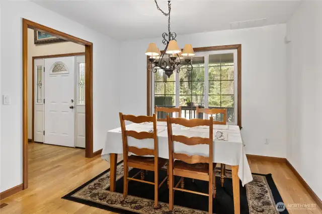 Dining Area off to the left of entry