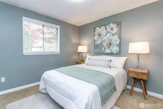 Second extra bedroom. Window faces the front yard.