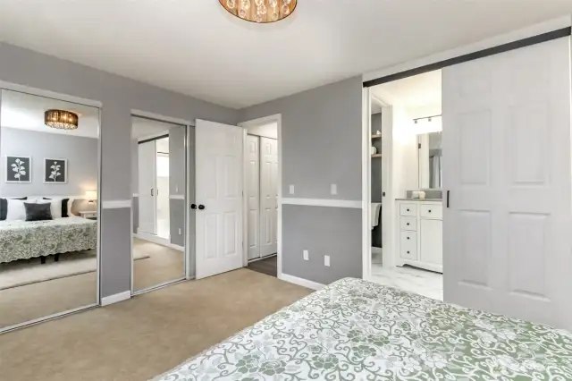 Two closets along far wall.