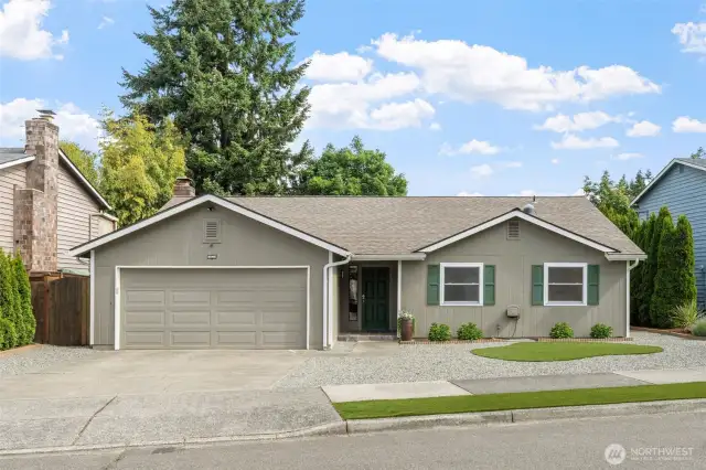 Welcome Home! Freshly updated with a new roof, gutters, and stylish front entry, this home delivers instant curb appeal. Enjoy low-maintenance living with artificial turf, new fencing, and a modern paver patio—perfect for relaxing or entertaining.