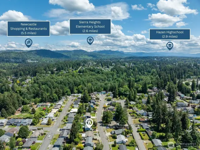 East View: Nestled in a peaceful neighborhood with lush surroundings, this home is just minutes from top-rated schools and the vibrant shopping and dining scene in Newcastle.