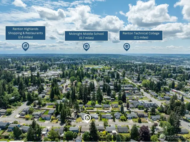 South View: Conveniently close to everyday essentials! Just minutes from Renton Highlands shopping, top local schools, and Renton Tech—everything you need is right around the corner.