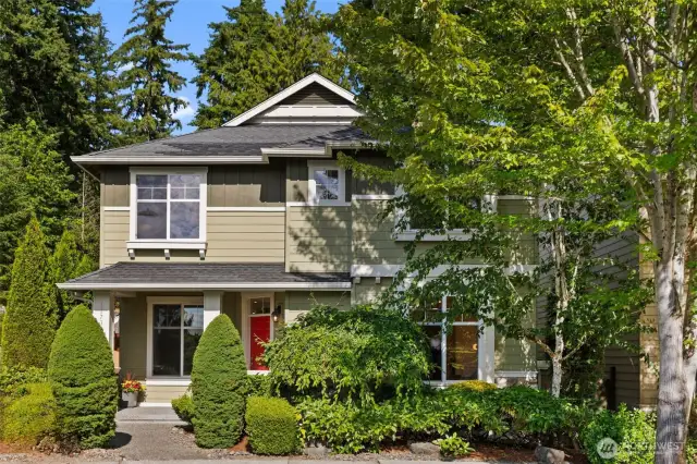 Set at the end of a quiet cul-de-sac, this corner-lot home offers striking curb appeal, low-maintenance landscaping, and timeless charm in the beloved Northstar neighborhood.