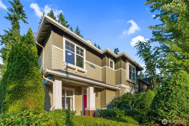 With its crisp lines and timeless charm, this home’s exterior was professionally repainted in 2019—offering a beautifully refreshed look that complements the lush, manicured landscaping. The spacious 2 car garage as accessible in back, making the front view of the home so picturesque.
